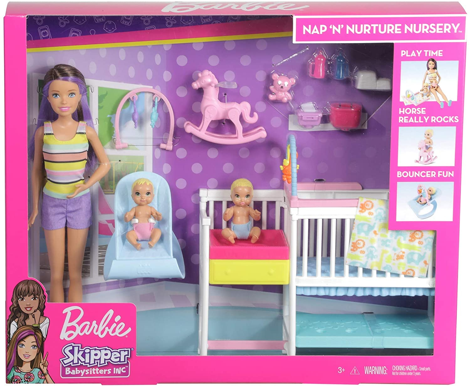 Foto 7 pulgar | Venta Internacional-  Barbie Sisters & Pets, Skipper Guardería De Bebés, Muñecas Para Niñas De 3 Años En Adelante