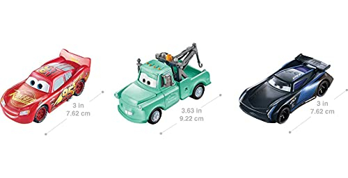 Foto 7 pulgar | Venta Internacional-  Disney Cars Color Changers Paquete De 3 Vehículos De Juguete Para Niños A Partir De 3 Años