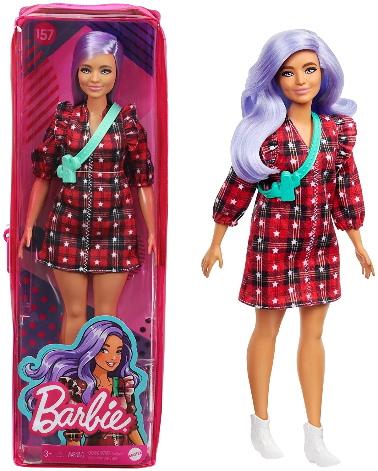 Venta Internacional-  Muñeca Barbie Fashionista Cabello Morado