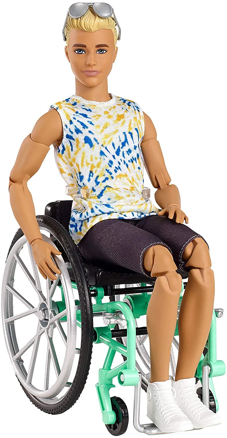 Foto 2 pulgar | Venta Internacional-  Barbie Fashionista Ken Fashionista Silla De Ruedas Muñeca Para Niñas De 3 Años En Adelante