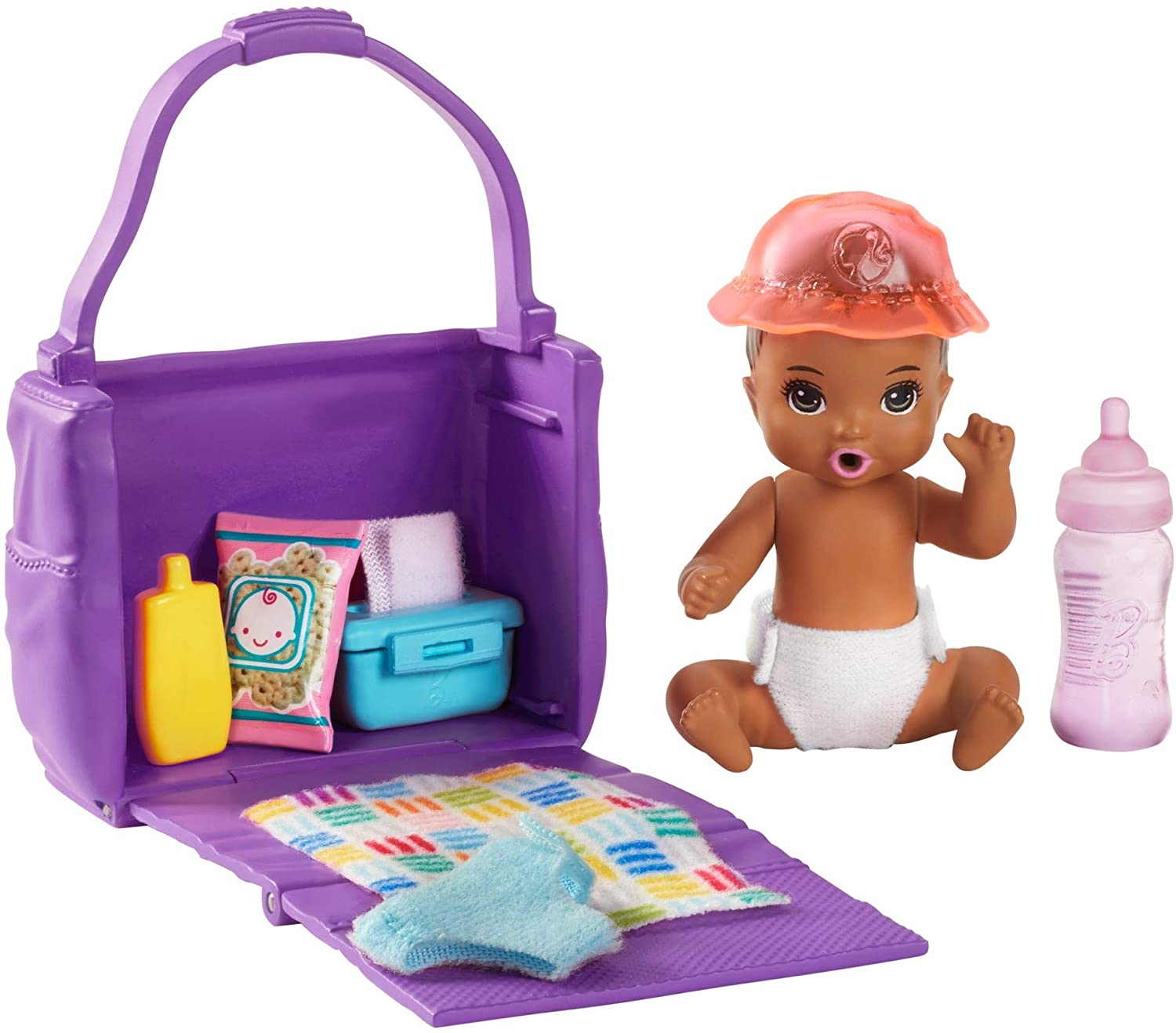 Venta Internacional- Barbie Skipper Babysitters Inc. Juego De Alimentación Y Cambio Con Muñeca Bebé Con Cambio De Colo