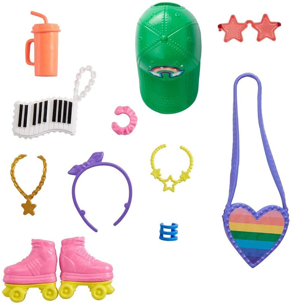 Venta Internacional- Barbie Patín Patín Moda Storytelling Pack