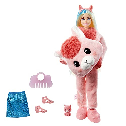 Foto 2 pulgar | Venta Internacional- Barbie Cutie Reveal Fantasy Series Doll Con Llama -plush Disfraz Y 10 Sorpresas