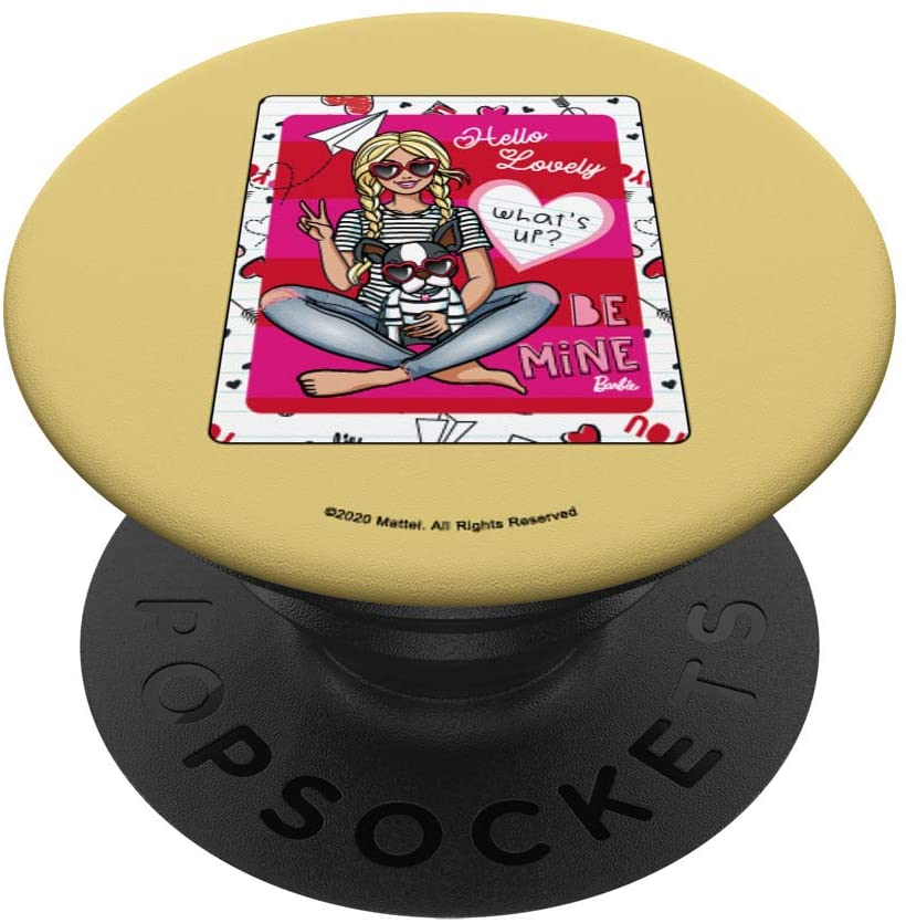 Foto 2 pulgar | Venta Internacional- Barbie Día De San Valentín Hola Encantador Popsockets Popgrip Intercambiable