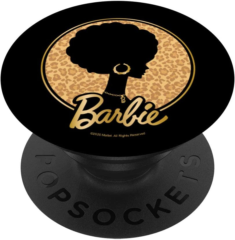 Foto 2 pulgar | Venta Internacional- Barbie: Afro Barbie Leopardo Popsockets Popgrip Intercambiable