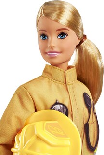 Foto 5 | Venta Internacional-muñeca Barbie Bombero, Rubia, Con Uniforme De Bombero Y Sombrero