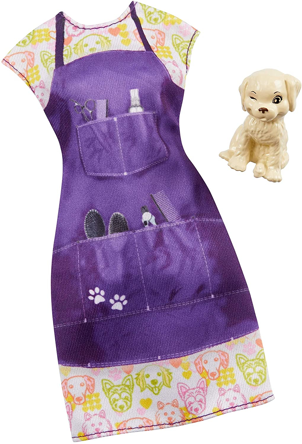 Foto 2 pulgar | Venta Internacional- Ropa Para Barbie: Conjunto De Profesiones Muñeca, Peluquera De Mascotas Con Cachorro