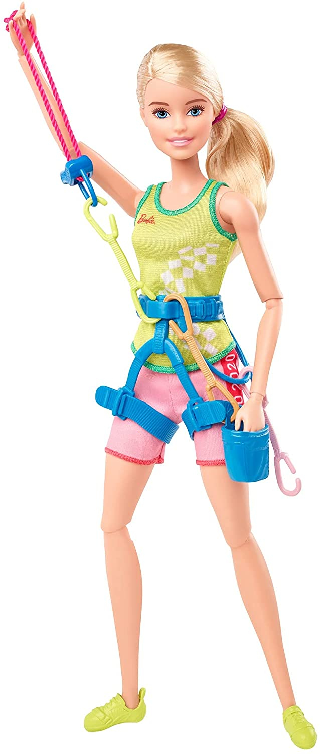 Foto 5 pulgar | Venta Internacional- Barbie Juegos Olímpicos Tokio 2020 Muñeca Escaladora Deportiva