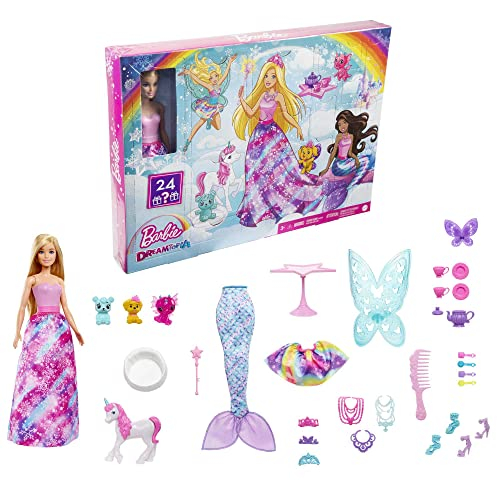 Foto 2 pulgar | Venta Internacional- Barbie Dreamtopia Caja Sorpresa De Cuento De Hadas Con Muñeca Barbie Y 24 Regalos