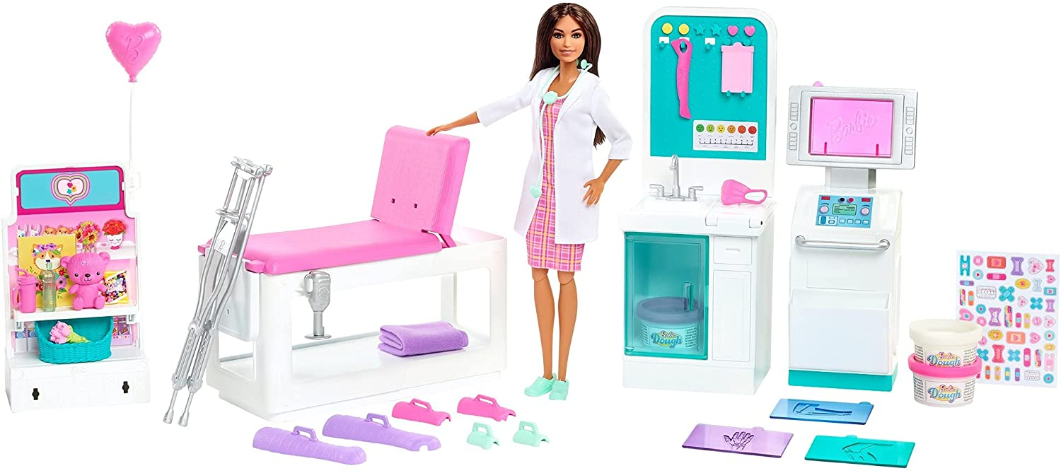 Foto 2 pulgar | Venta Internacional- Barbie Doctora Con Clínica Médica, Muñeca Con Accesorios De Medicina De Juguete