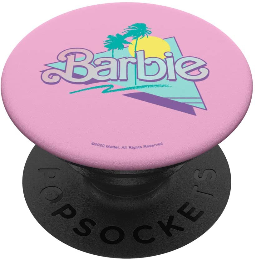 Foto 2 pulgar | Venta Internacional- Barbie 90's Logotipo De Barbie Popsockets Popgrip Intercambiable