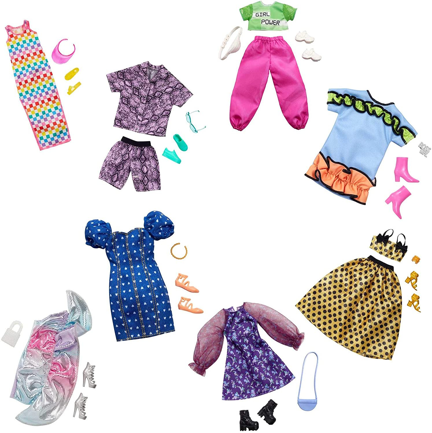 Foto 2 pulgar | Venta Internacional- Mattel - Barbie Fashion Multipack