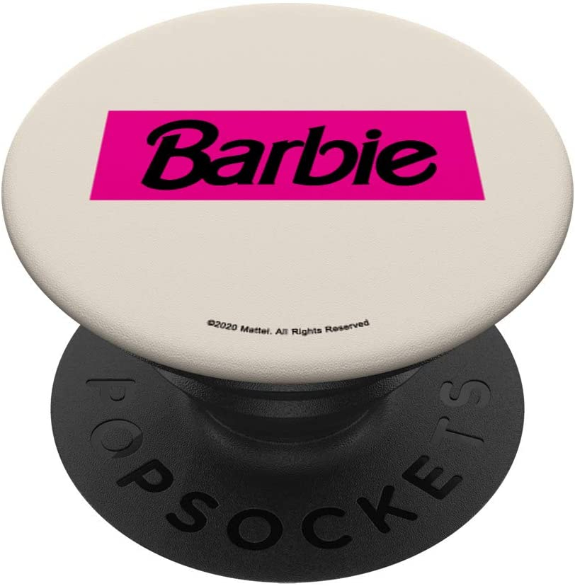 Foto 2 pulgar | Venta Internacional- Barbie Classic Logo Rosa Popsockets Popgrip Intercambiable