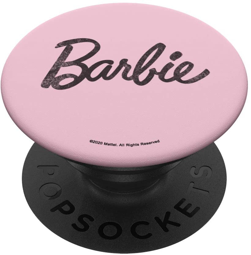 Foto 2 pulgar | Venta Internacional- Barbie Logo Distress Popsockets Popgrip Intercambiable