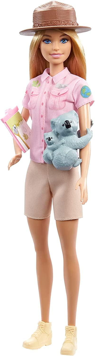 Foto 5 pulgar | Venta Internacional- Barbie Zoóloga (12''), Ropa Y Accesorios: Koala Y Bebé, Biberón, Estetoscopio, Binoculares