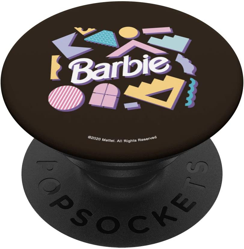 Foto 2 pulgar | Venta Internacional- Barbie Logo Pastel 80's Shapes Popsockets Popgrip Intercambiable