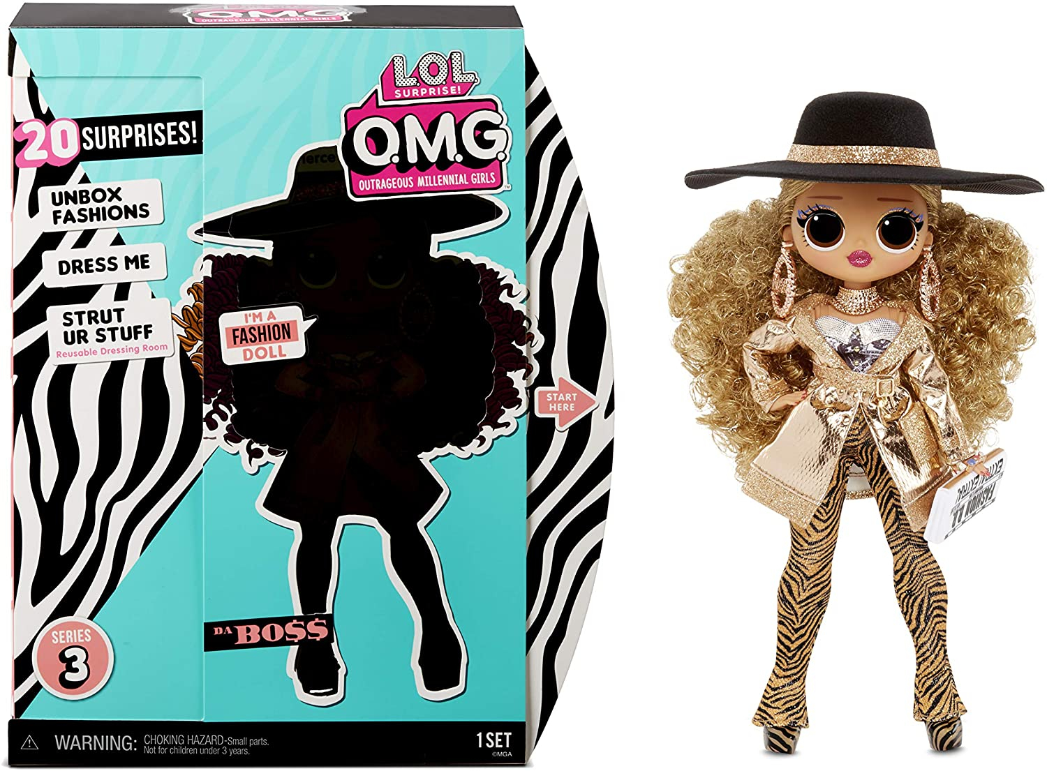 Foto 2 pulgar | Venta Internacional -lol Sorpresa O.m.g. Serie 3 Da Boss Fashion Doll Con 20 Sorpresas