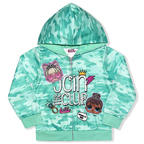 Venta Internacional - Mga Lol Surs Surs Sursión ¡únete Al Club Chaqueta Con Capucha Con Sudadera, Aqua, Talla 5