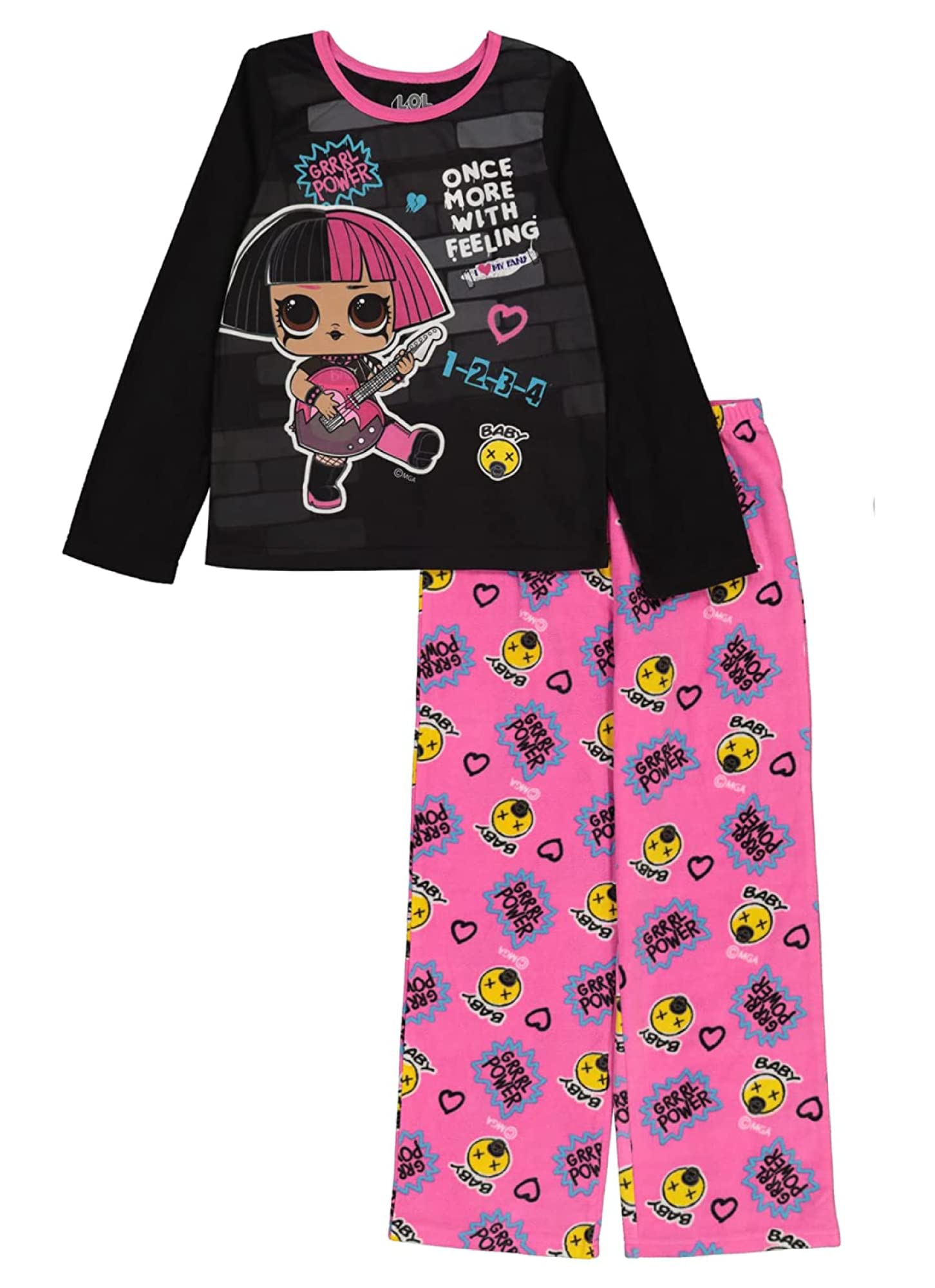 Foto 2 pulgar | Venta Internacional - L.o.l. Surprise! Girls’ Big Pajama Set, Grrrl Power, 4