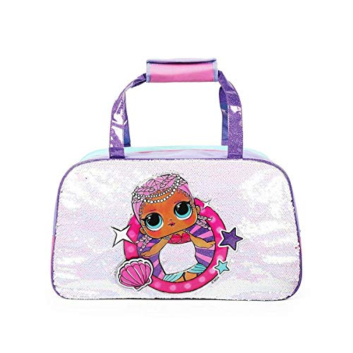 Venta Internacional - Lol Surprise Duffle Bag Con Accesorios De Actualización De Lentejuelas De Doble Cara, One