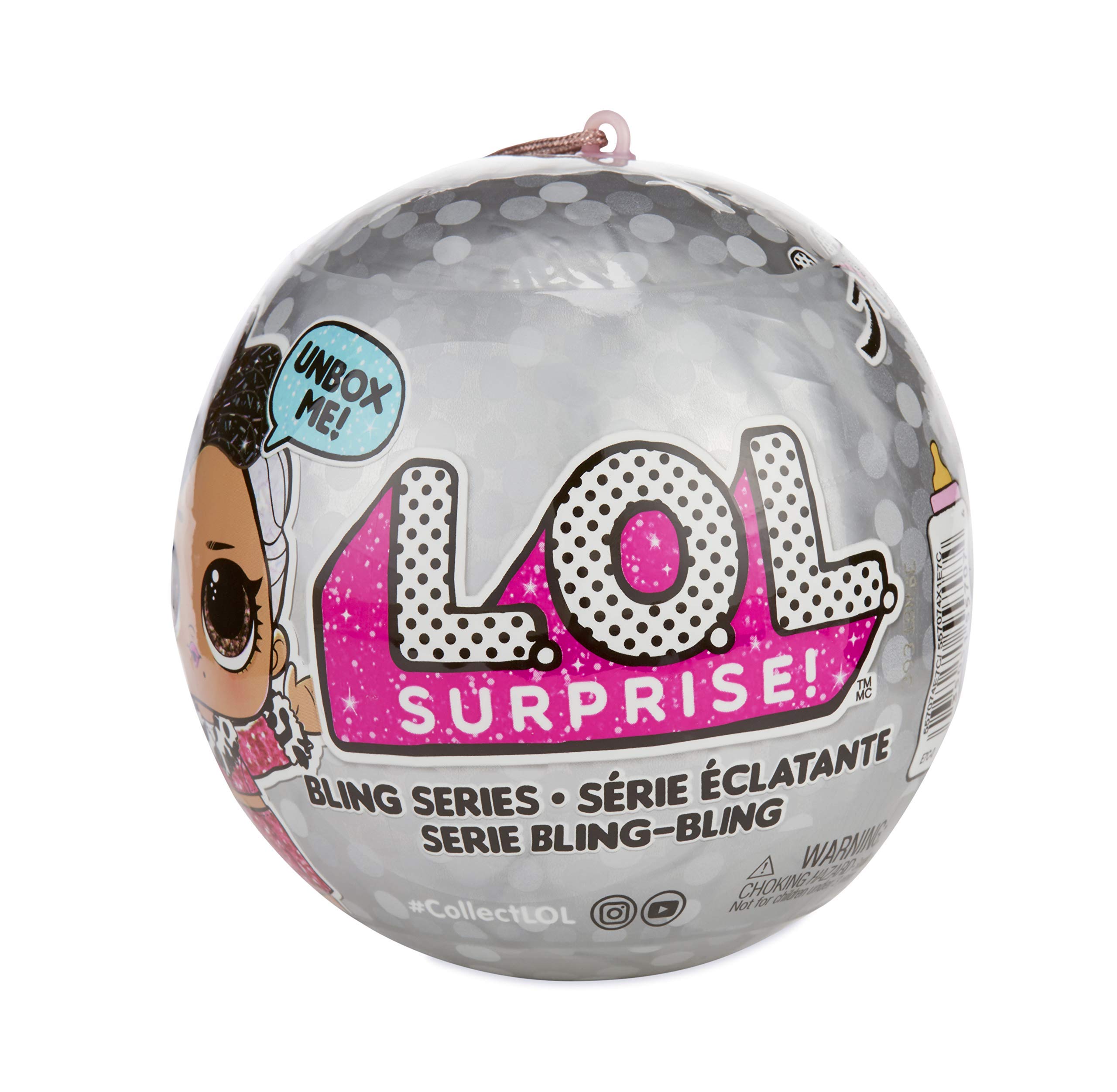 Venta Internacional - L.o.l. Serie Sorpresa De Bling Con Detalles De Brillo Y Pantalla De Muñecas, Multicolor