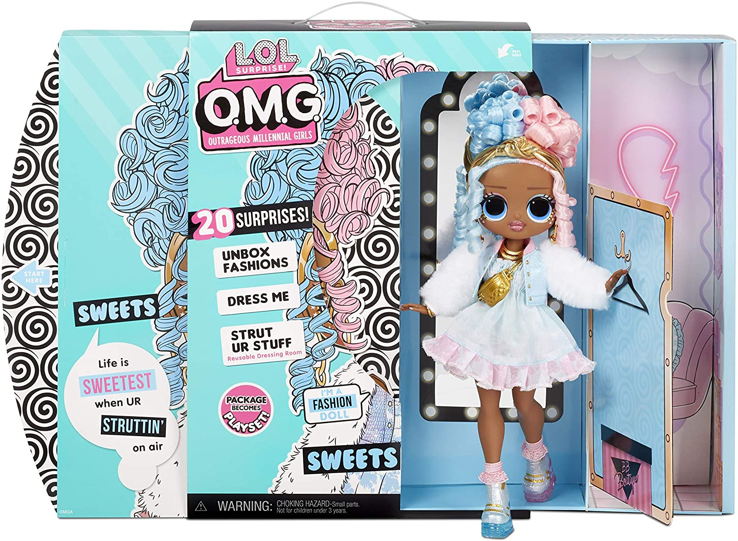 Venta Internacional- Muñeca de Moda L.O.L. Surprise! OMG Sweets 20 Sorpresas