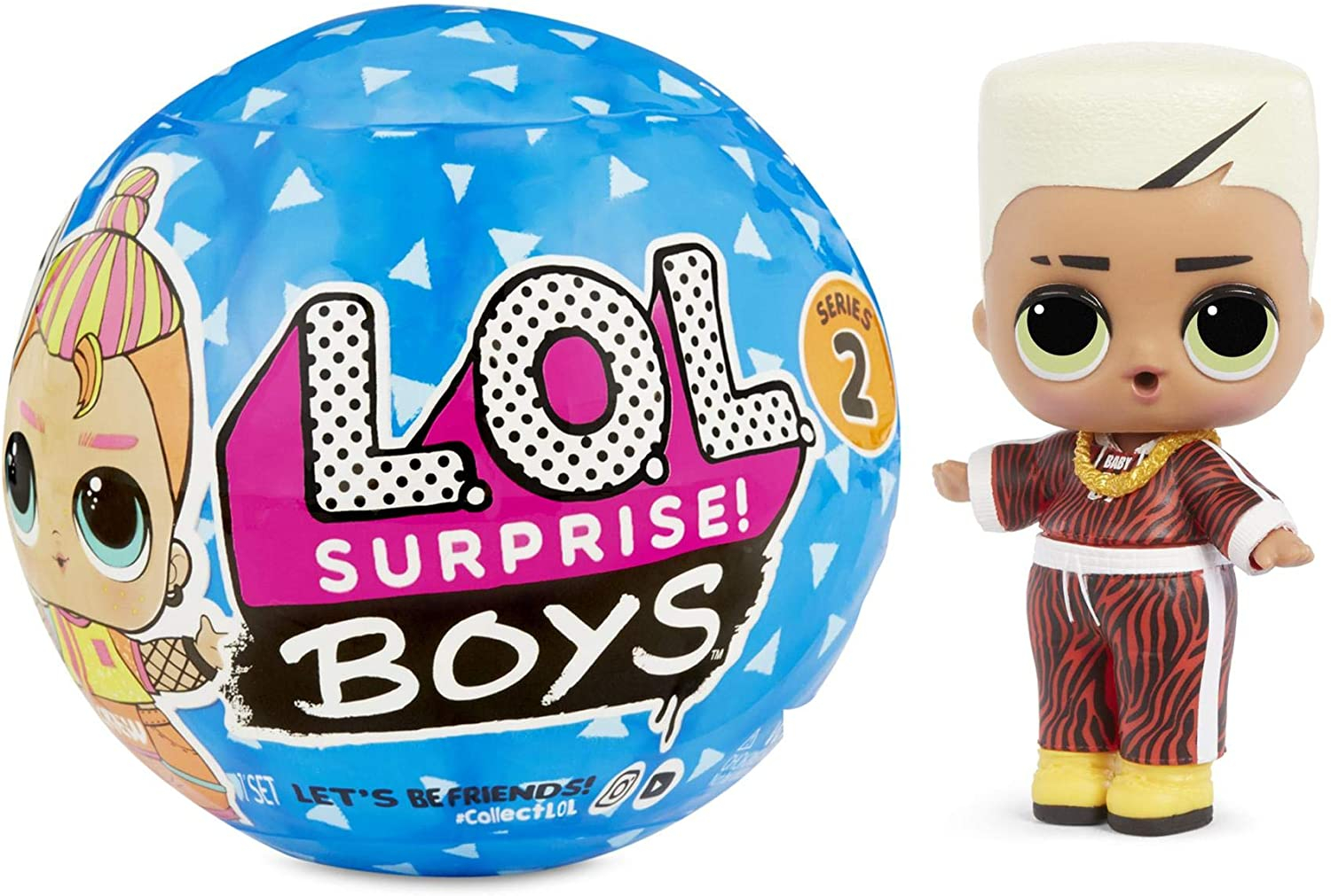 Foto 2 pulgar | Venta Internacional - L.o.l. Surprise! Boys Series 2 Doll With 7 Surprises