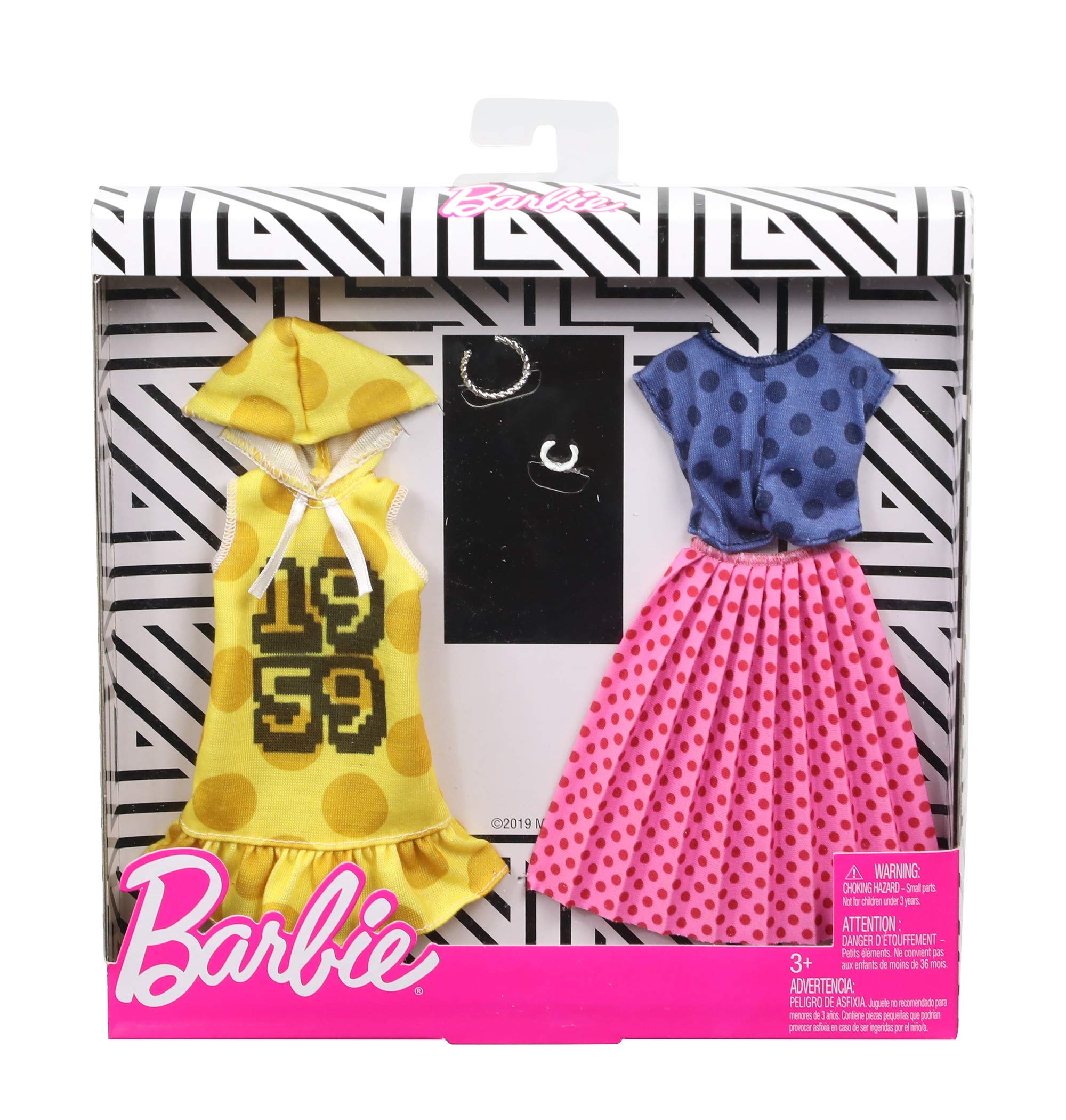 Foto 2 pulgar | Venta Internacional- Ropa Barbie: 2 Atuendos De Muñeca Barbie Con Accesorios