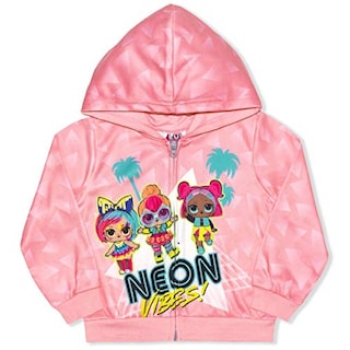 Foto 1 | Venta Internacional - Mga Lol Sorpresa La Chaqueta De Sudadera Con Sudadera Con Sudadera Con Cremallera, Rosa, Talla 7