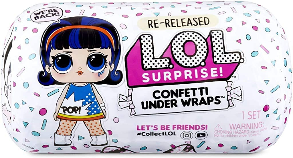 Venta Internacional -lol Surprise - Juego De Confeti Para Debajo De Envolturas, Muñeca De Juguete Re-liberada Con