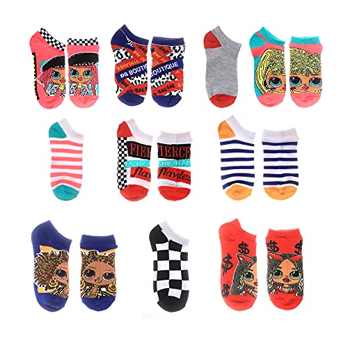 Venta Internacional -lol Sorpresa Omg Dolls Girls No Show Socks, Pink, Small