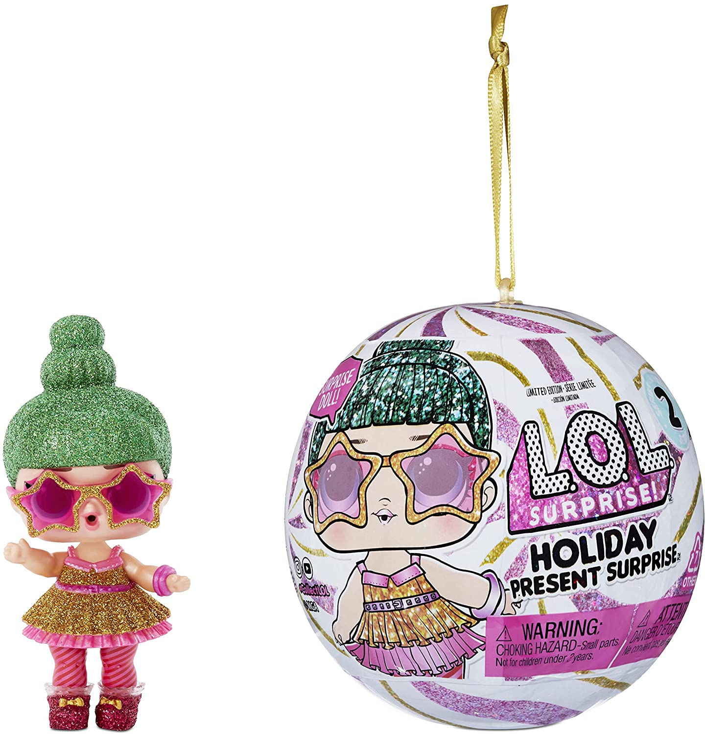 Foto 2 pulgar | Venta Internacional - Lol Surprise Holiday Supreme Doll - Oropel Con 8 Sorpresas