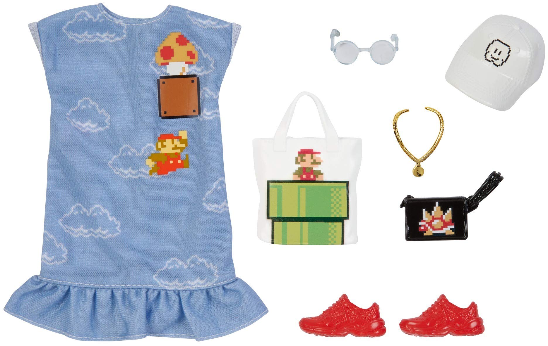 Venta Internacional- Barbie Storytelling Fashion Pack De Ropa De Muñeca Inspirada En Super Mario