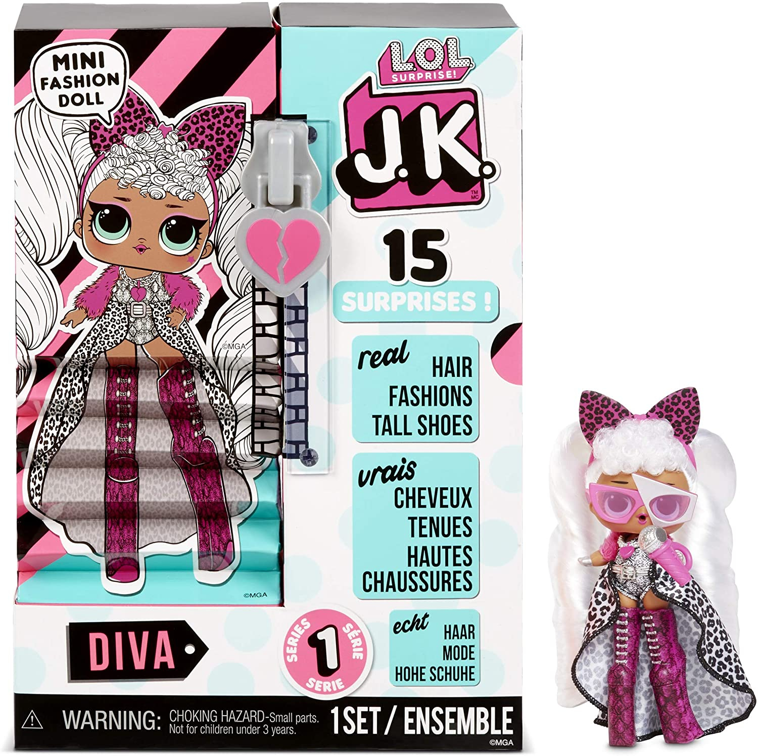 Foto 2 pulgar | Venta Internacional -lol Sorpresa Jk Diva Mini Muñeca De Moda Con 15 Sorpresas