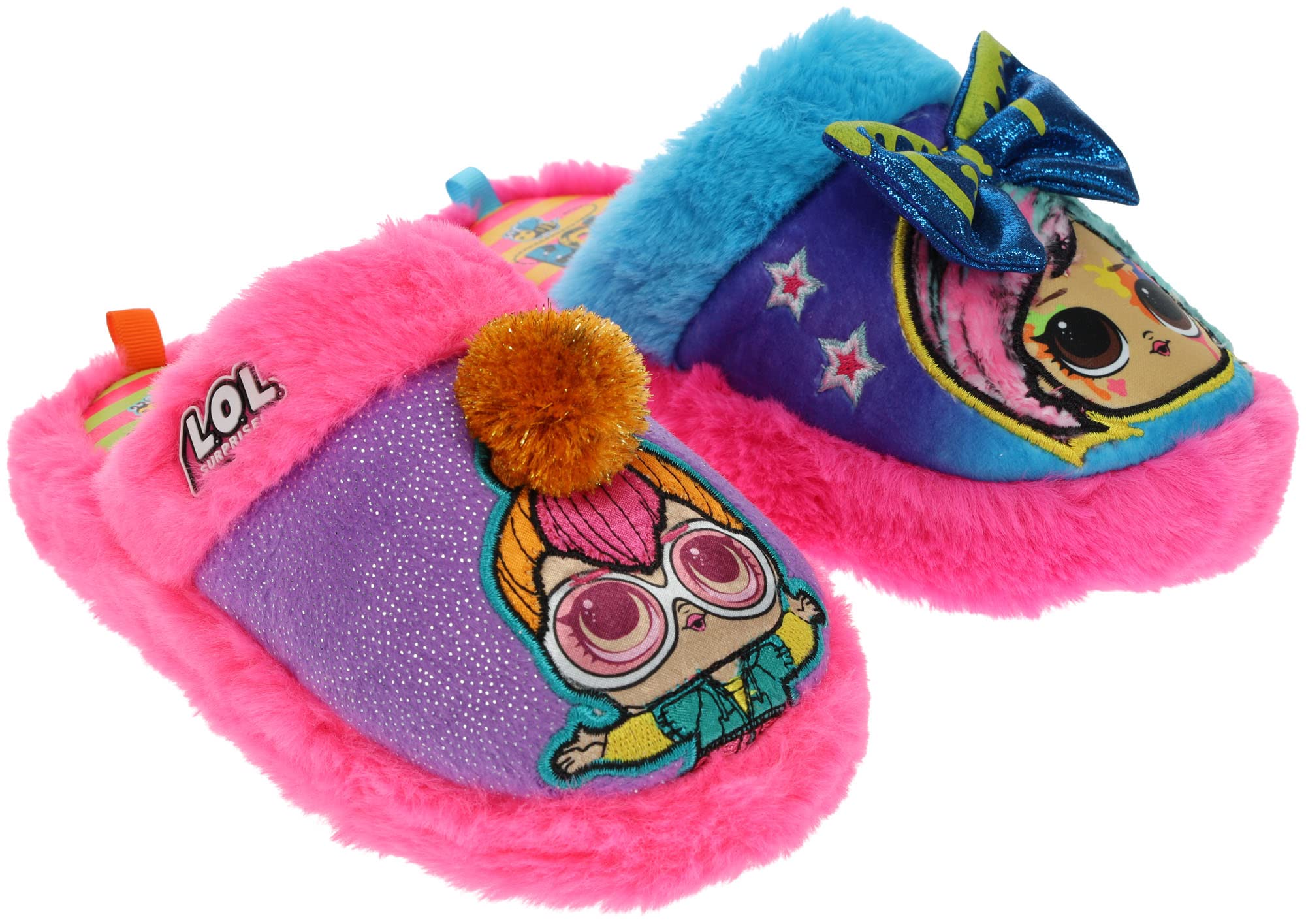 Foto 2 pulgar | Venta Internacional -lol Sorpresa Zapatilla De Niña, Zapatos De Casa De Desgaste De Abeja, Turquesa, Talla 8/9 Pequeño