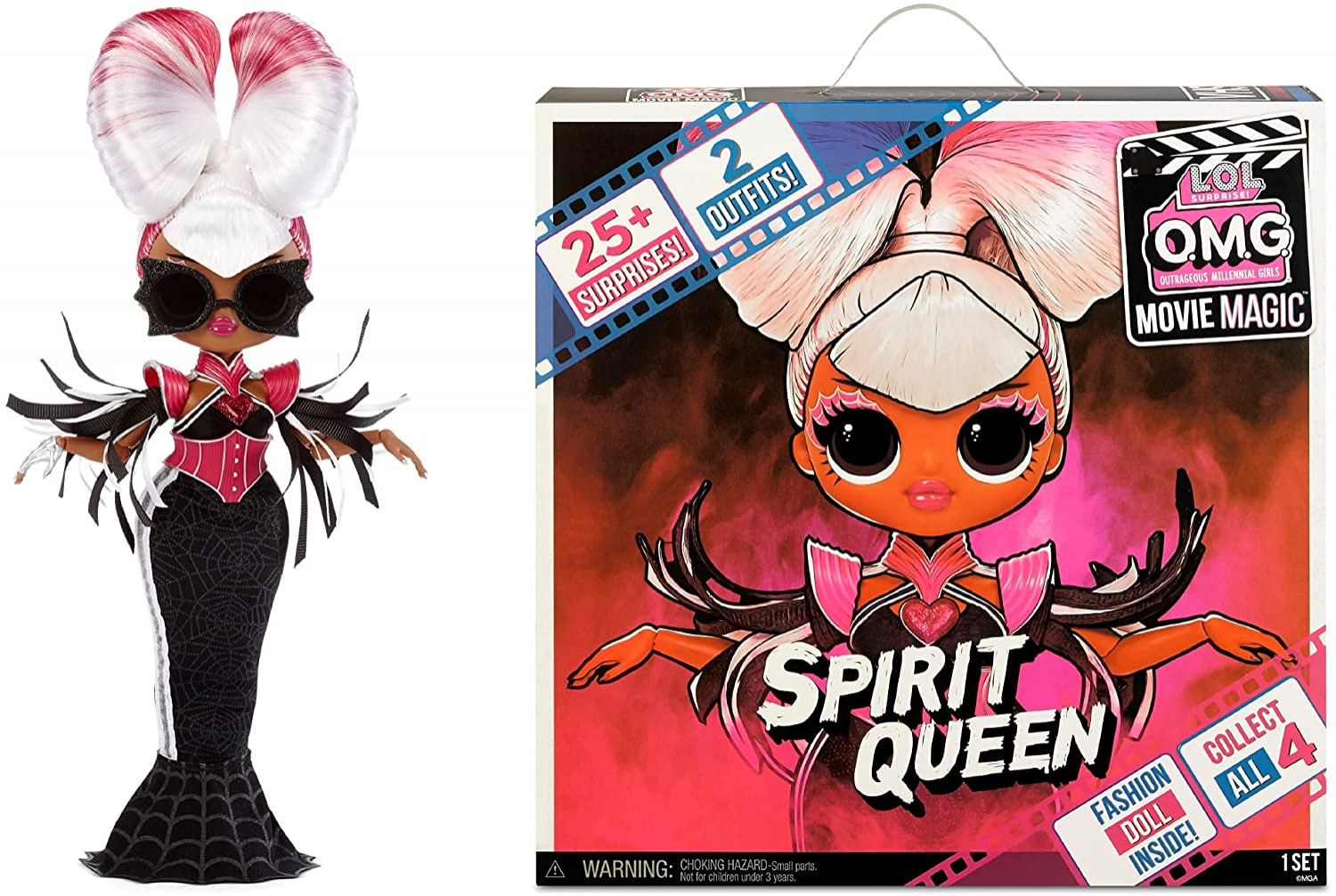 Venta Internacional-Muñeca L.O.L. Surprise! Película Magic Spirit Queen