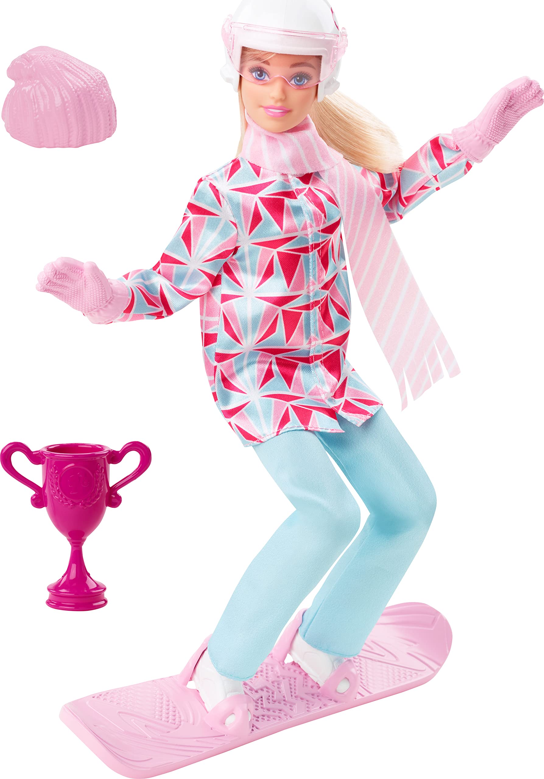 Venta Internacional- Muñeca Barbie Snowboarder De Deportes De Invierno Rubia