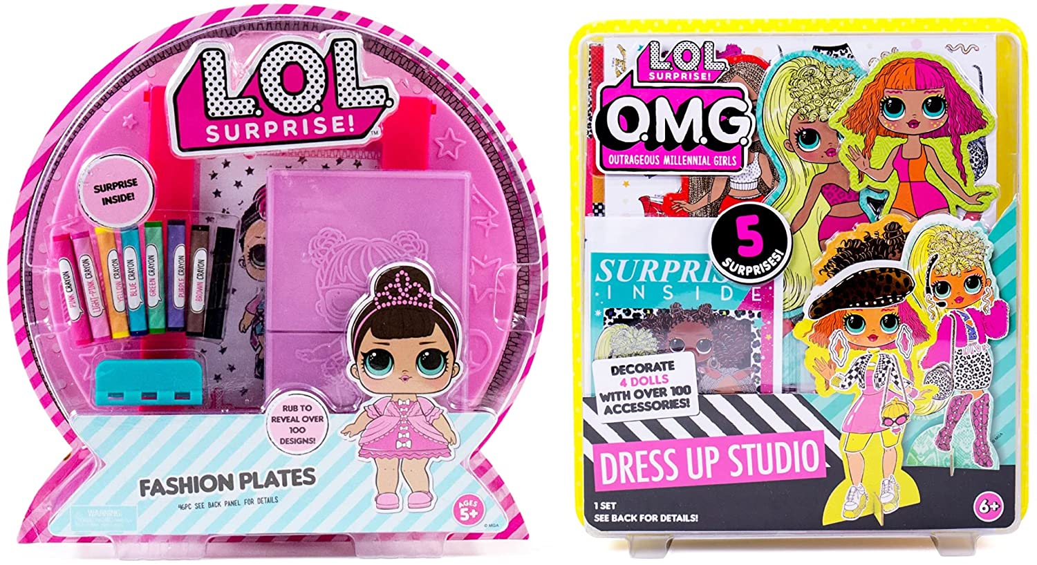 Venta Internacional - L.o.l. Surprise! Horizon Group Usa, 2 Kits De Actividades De Diseño De Moda 2 En 1