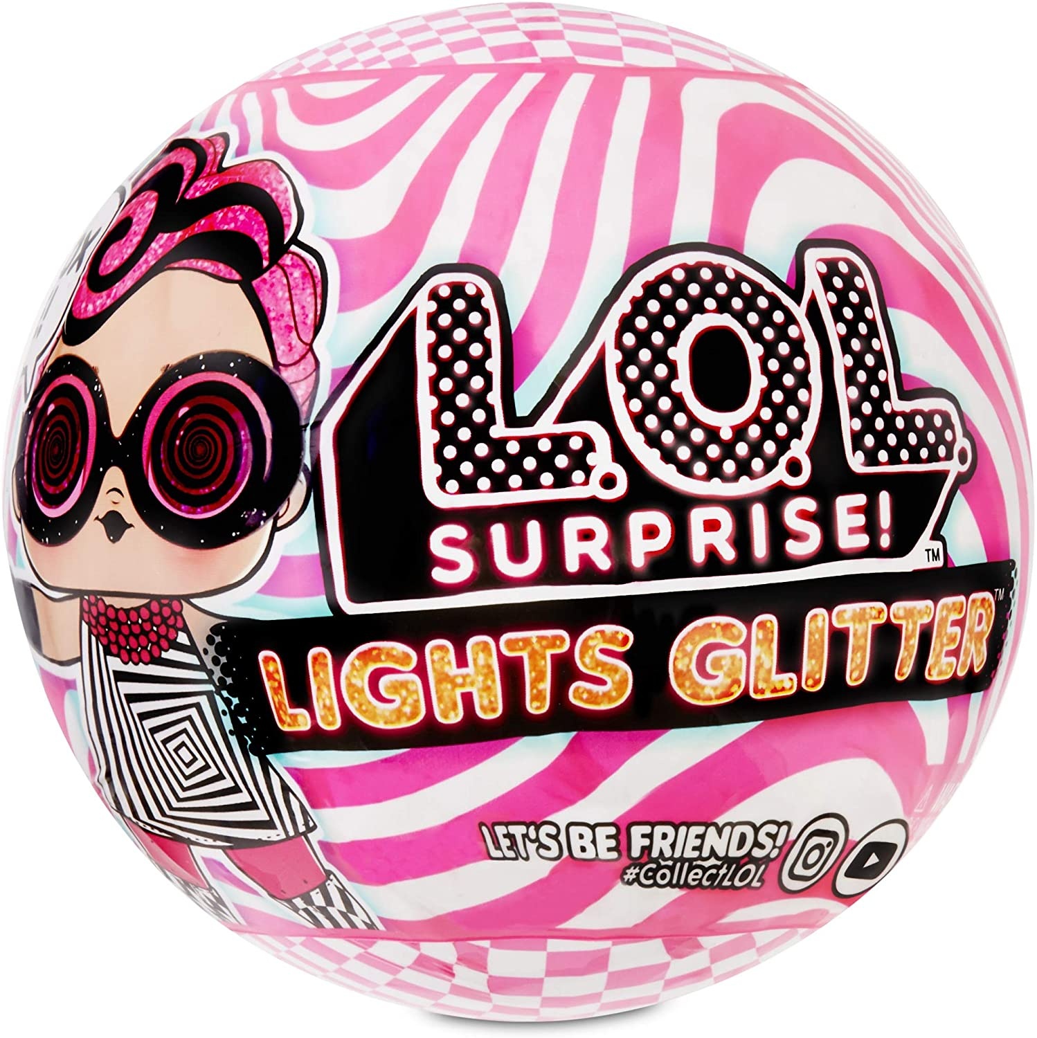 Foto 2 pulgar | Venta Internacional - ¡sorpresa De L.o.l.! Luces Glitter Doll Con 8 Sorpresas Incluyendo Sorpresas De Luz Negra