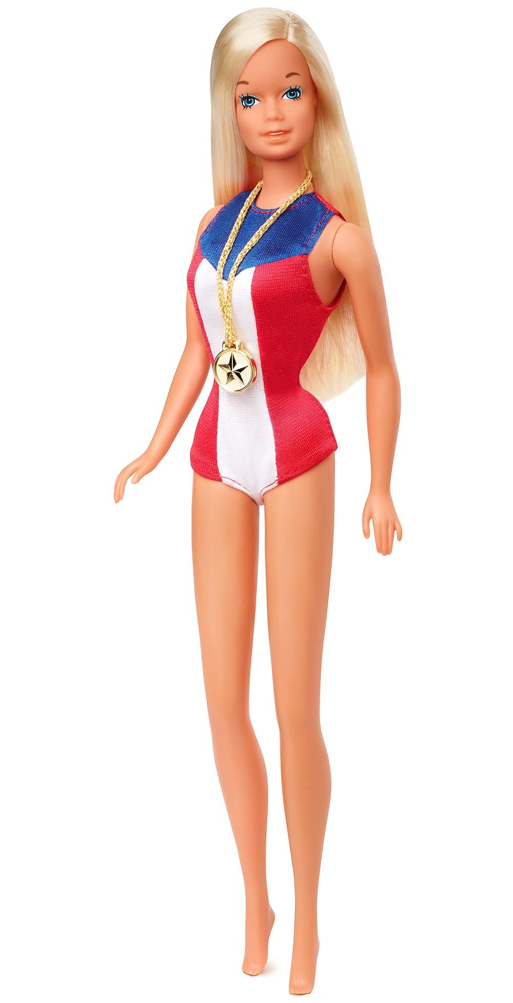 Venta Internacional- Muñeca Barbie 1975 Medalla De Oro, Temáticas De Juegos Olímpicos Y Accesorio