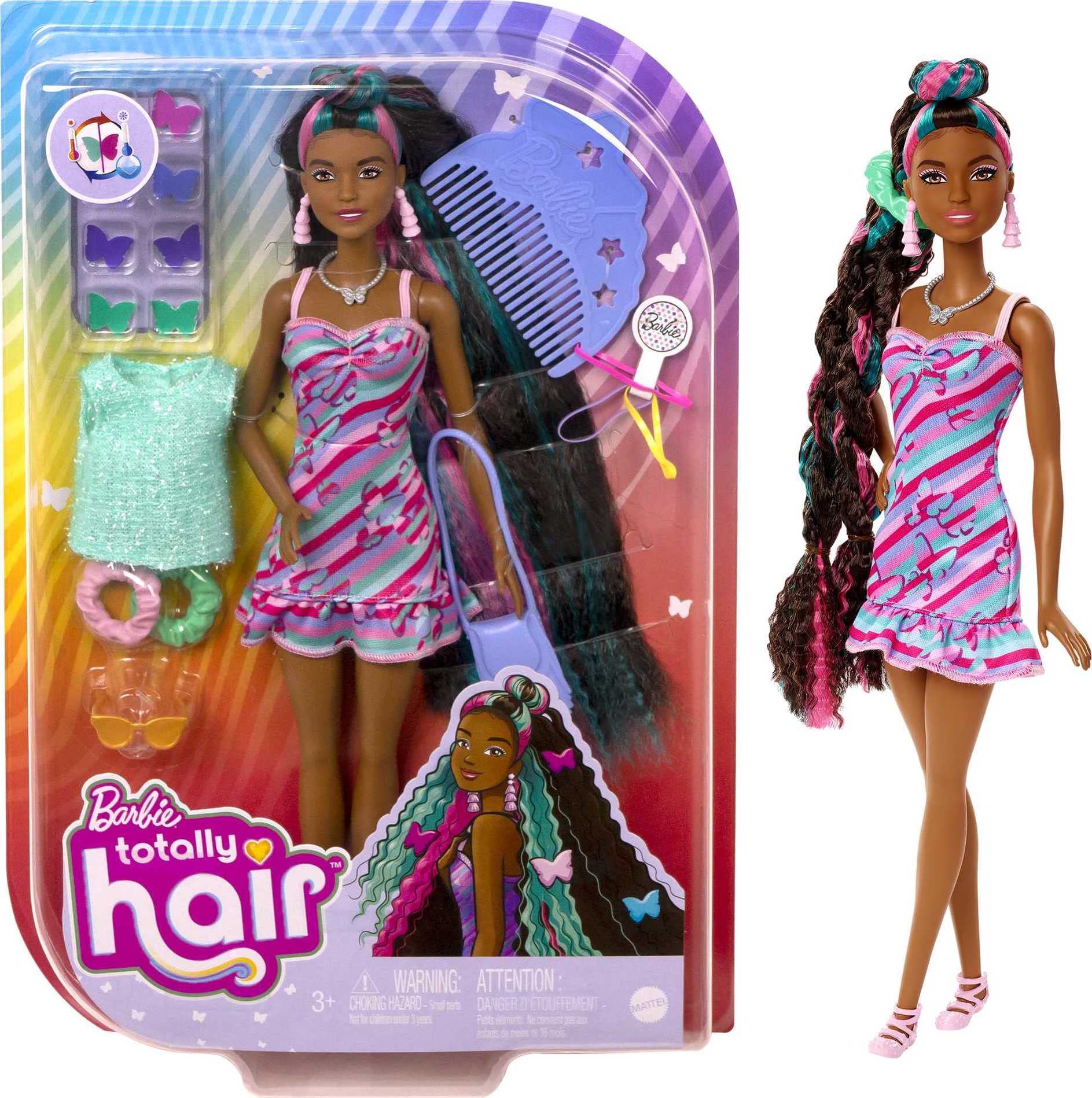 Foto 2 pulgar | Venta Internacional- Barbie Brand Totally Hair 4 Muñeca Barbie Totalmente Peluda, Multicolor (hcm91)