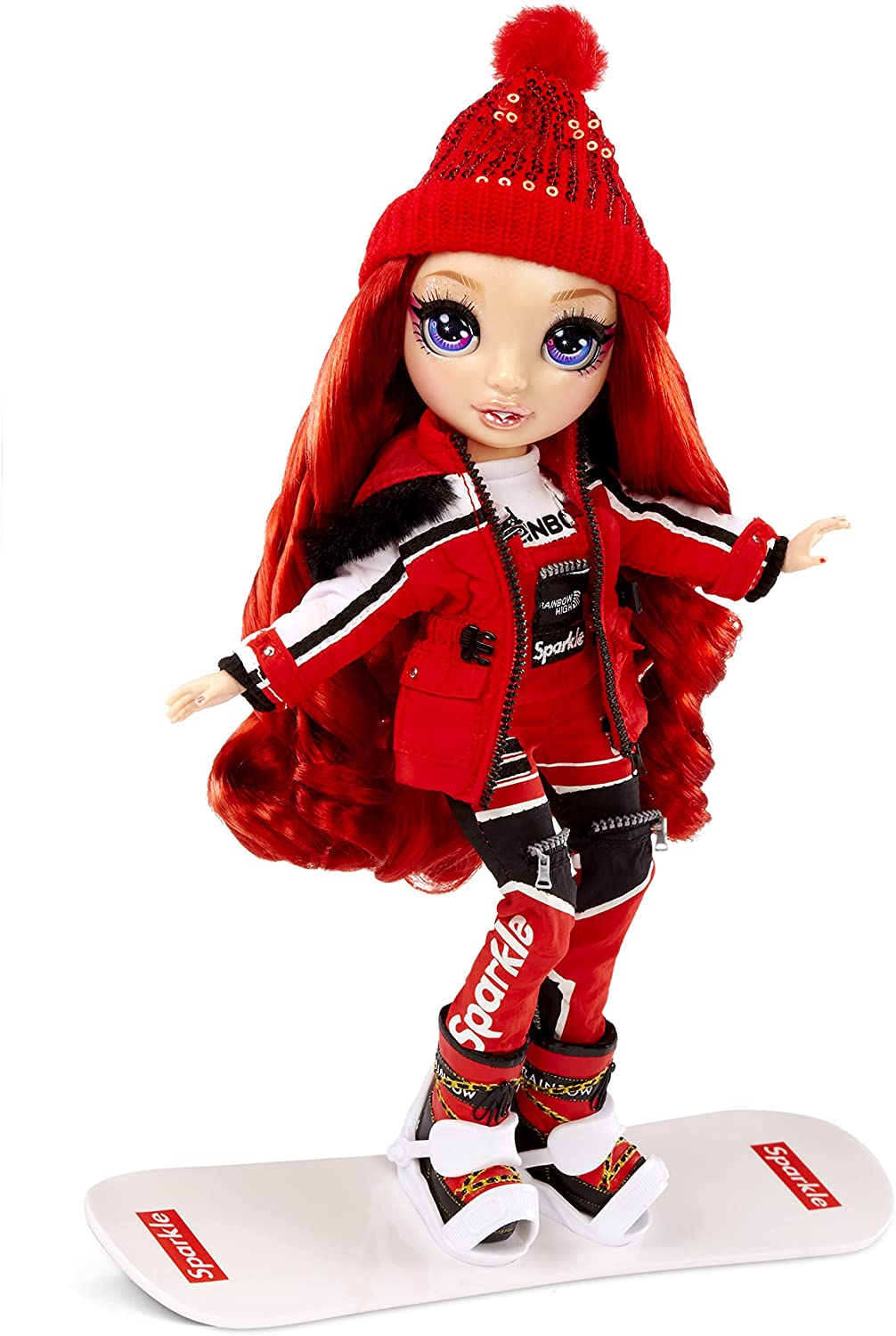 Foto 3 | Venta Internacional- Muñeca Rainbow High Set de Juego de Snowboard Ruby Anderson