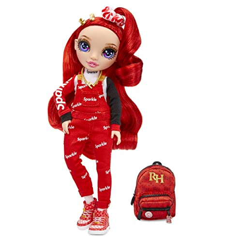 Venta Internacional- Rainbow High Jr High Ruby Anderson- Muñeca De Moda Rojo