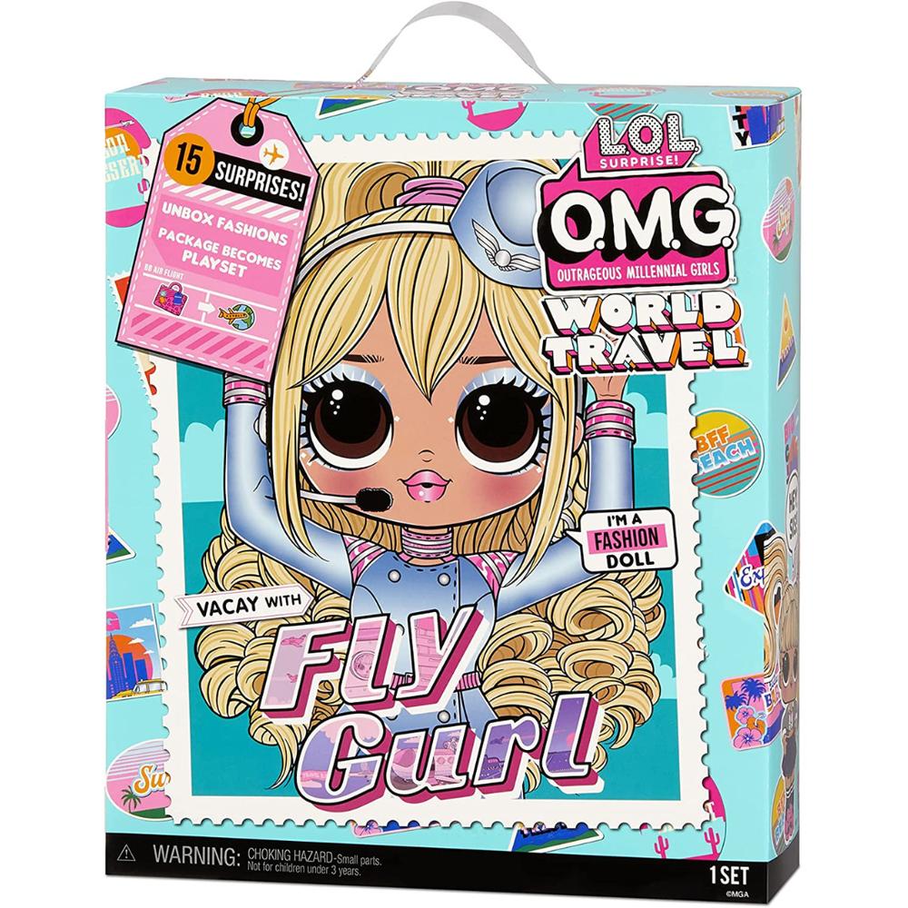 Foto 6 pulgar | Muñeca de Moda L.o.l. Surprise O.m.g. World Travel Muñeca Fly Gurl