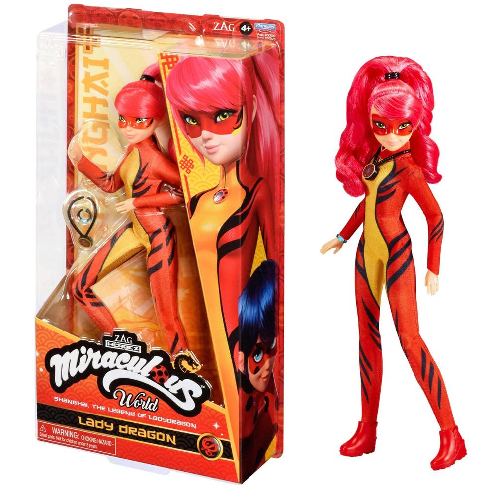 Foto 5 pulgar | Muñeca Miraculous World Dama Dragon