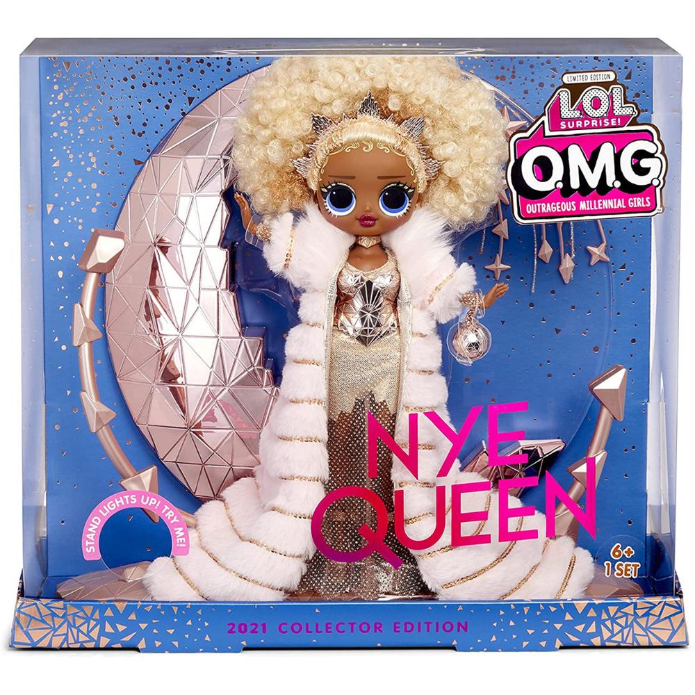 Foto 6 pulgar | Muñeca L.O.L. Surprise! Holiday Omg de Colección Edición 2021  Nye Queen