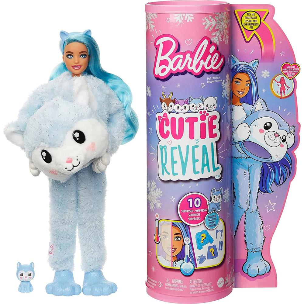 Foto 6 pulgar | Muñeca Barbie Mattel Cutie Reveal Husky