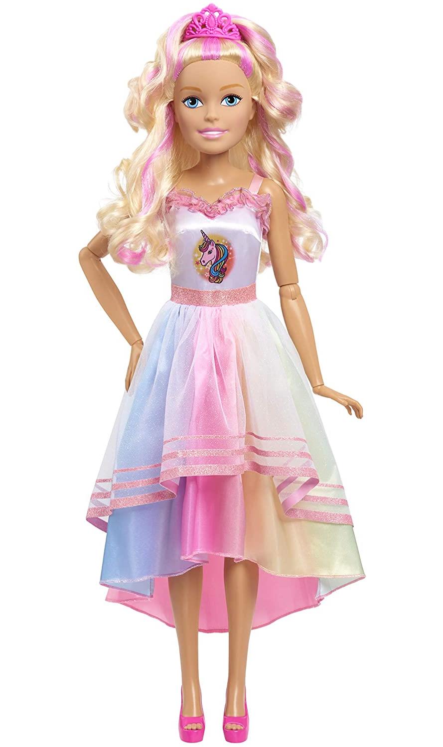 Muñeca Barbie Fiesta Unicornio de 72 cm