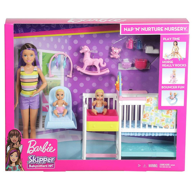 Foto 4 pulgar | Muñeca Barbie Skipper Guarderia De Bebes