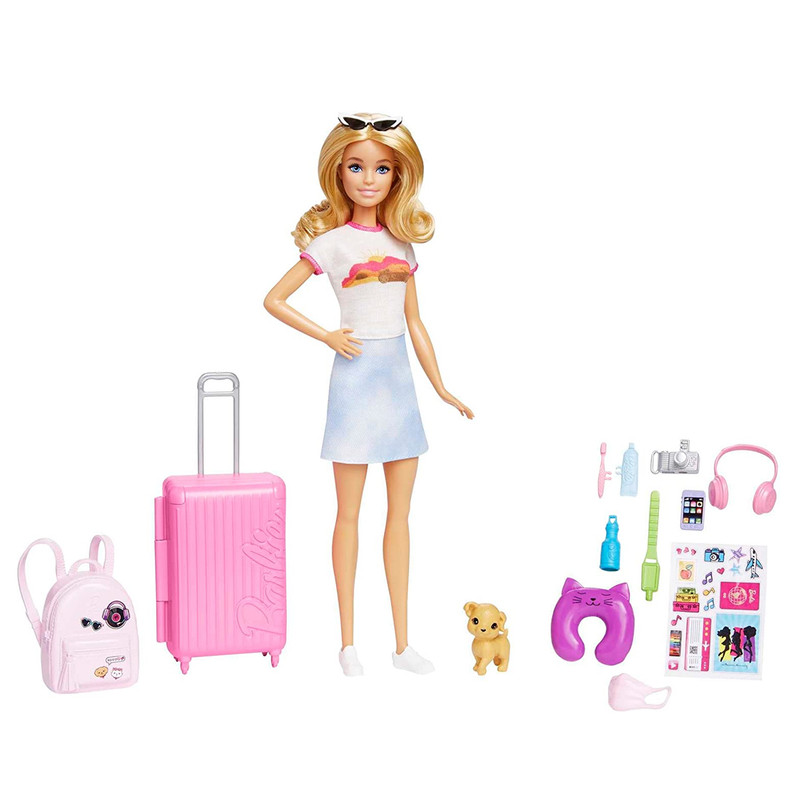 Muñeca Barbie Viajera Incluye Accesorios